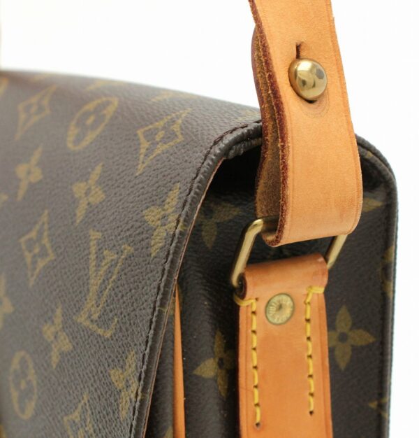 11601087 6 Louis Vuitton Cartesiere 22 Shoulder Bag Monogram Brown