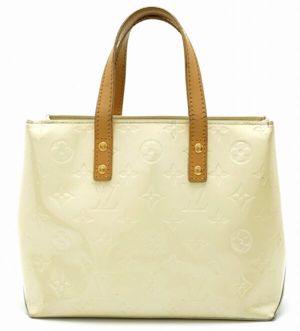 11601165 Louis Vuitton Reid PM Mini Tote Vernis White