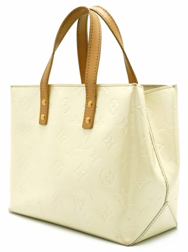 11601165 1 Louis Vuitton Reid PM Mini Tote Vernis White