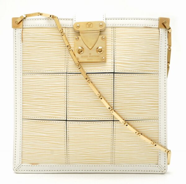 11601321 Louis Vuitton Stretch Mojito Shoulder Bag Epi White