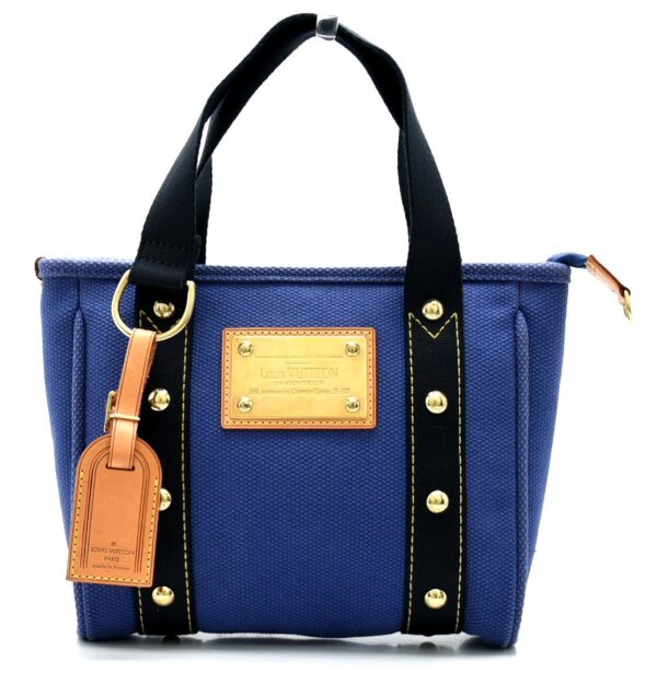 11601329 Louis Vuitton Hippo PM Tote Bag Antigua Blue