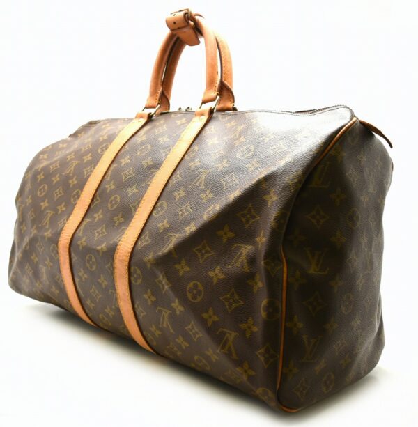 11601440 1 Louis Vuitton Keepall 50 Bag Monogram Brown