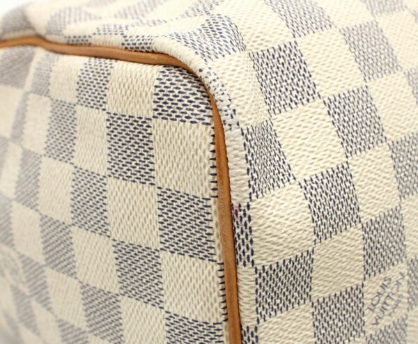 11601456 2 Louis Vuitton Speedy 25 Mini Bag Damier Azur White