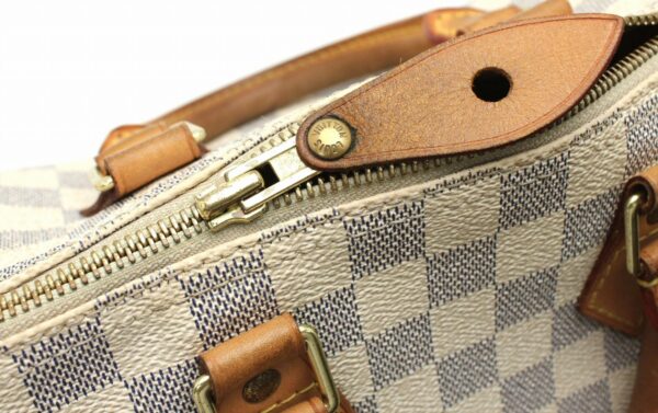 11601456 5 Louis Vuitton Speedy 25 Mini Bag Damier Azur White