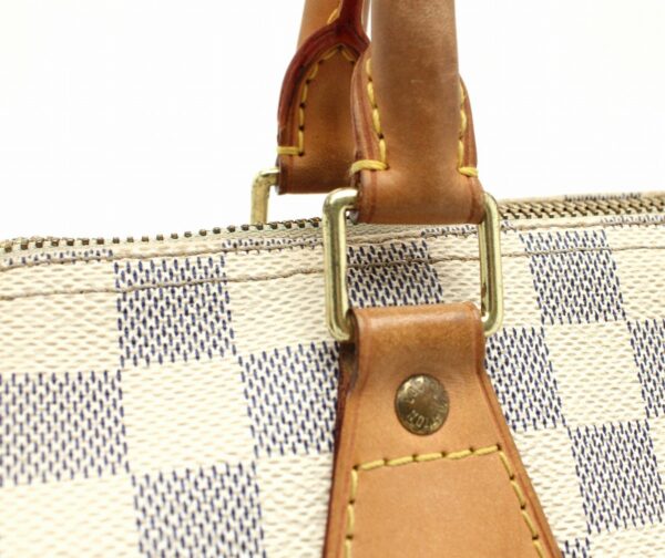 11601456 6 Louis Vuitton Speedy 25 Mini Bag Damier Azur White