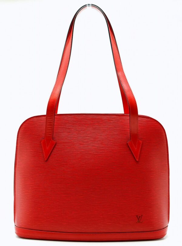 11601550 Louis Vuitton Lussac Shoulder Bag Epi Red