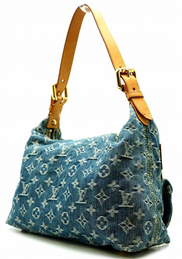 11610074 1 Louis Vuitton Baggy PM Shoulder Bag Monogram Denim Blue