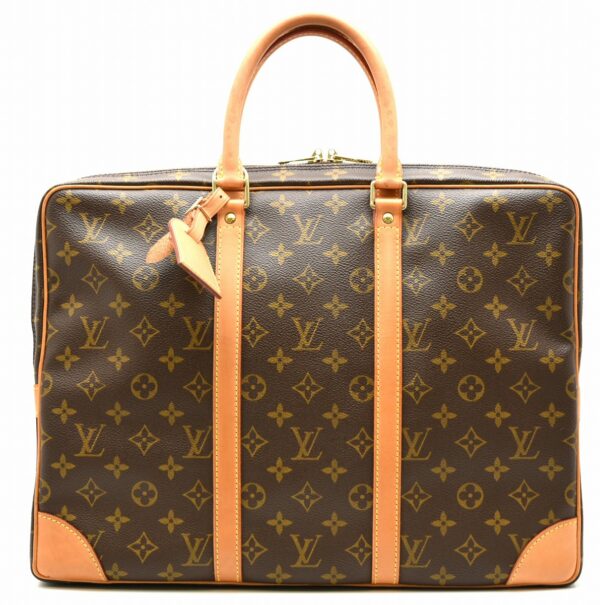 11610525 Louis Vuitton Porte de Cumin Voyage Briefcase Monogram Brown