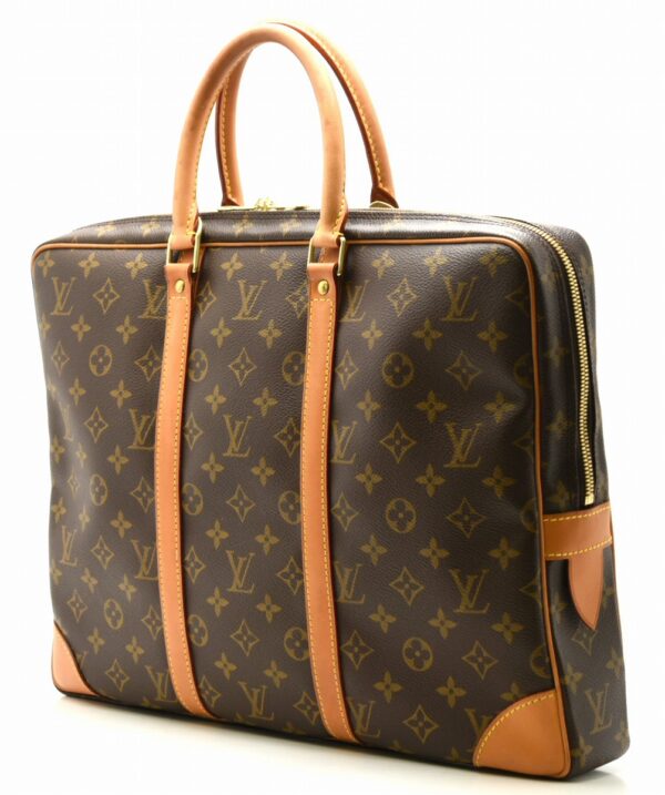 11610525 1 Louis Vuitton Porte de Cumin Voyage Briefcase Monogram Brown