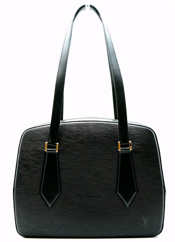 11610584 Louis Vuitton Voltaire Shoulder Bag Epi Black