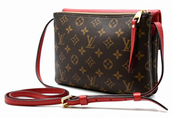 11610603 1 Louis Vuitton Twice Shoulder Bag Monogram Red