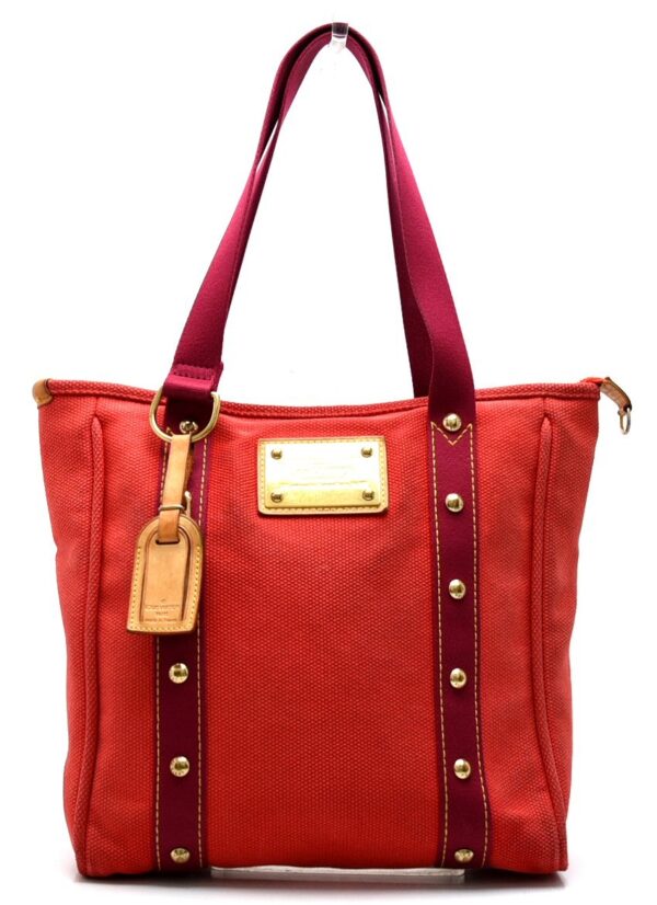 11610649 Louis Vuitton Hippo MM Tote Bag Antigua Red