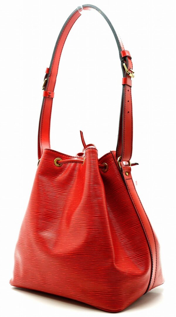 11610691 1 Louis Vuitton Petit Noe Shoulder Bag Epi Red