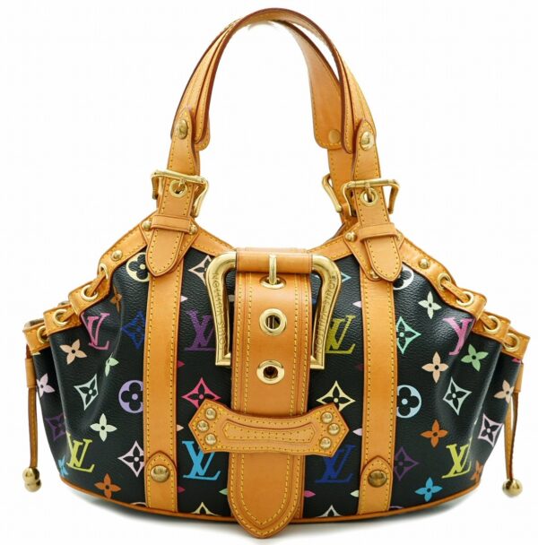 11610793 Louis Vuitton Theda PM Handbag Multicolor Black