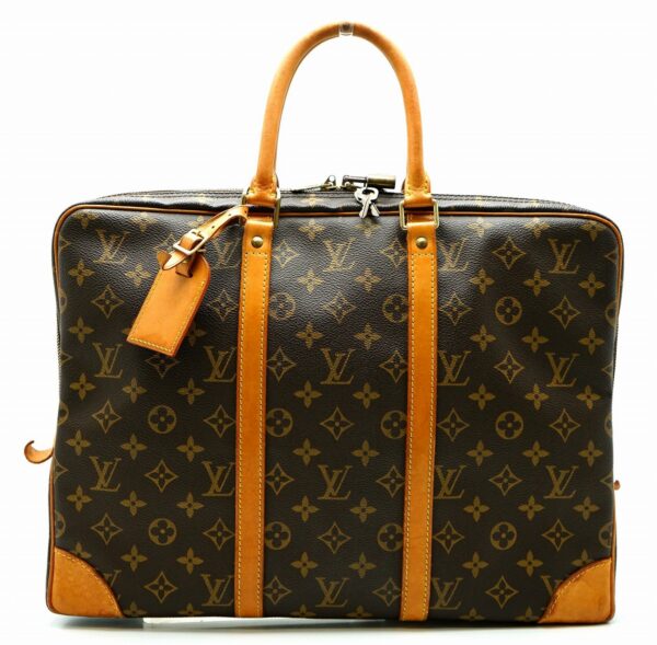 11610794 Louis Vuitton Porte de Cumin Voyage Briefcase Monogram Brown