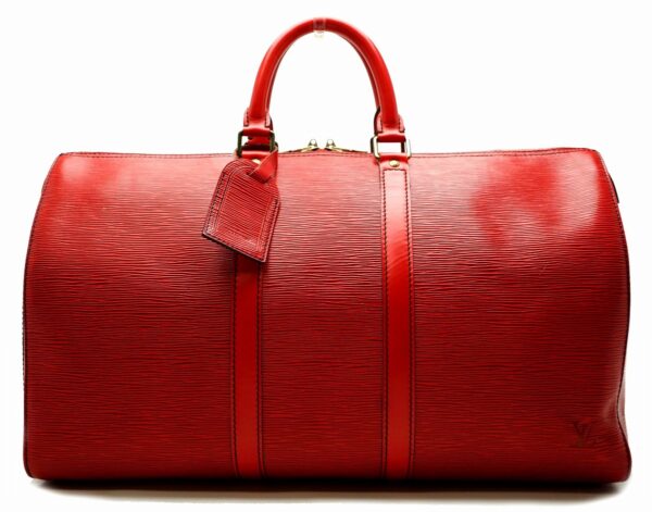 11610812 Louis Vuitton Keepall 50 Bag Epi Red