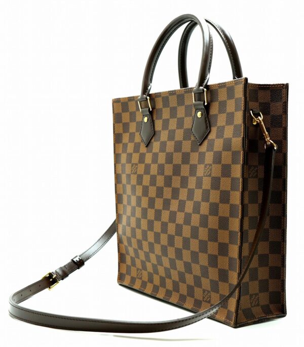 11610850 1 Louis Vuitton Sac Plat PM Tote Bag Damier Brown