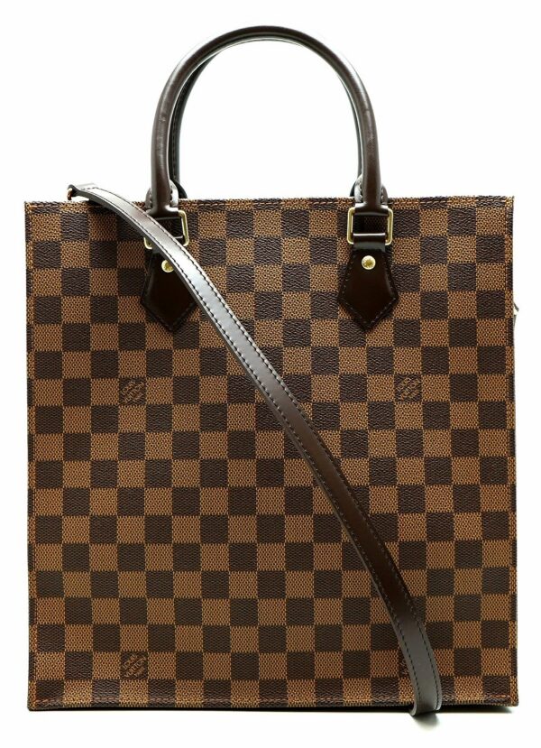 11610853 Louis Vuitton Sac Plat PM Tote Bag Damier Brown