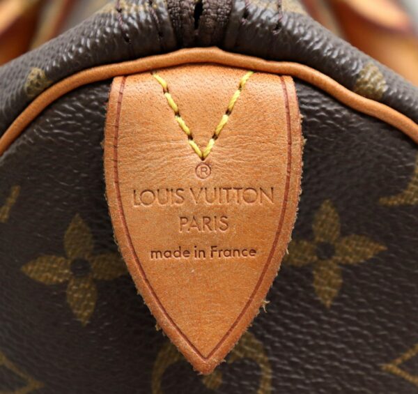 11610988 8 Louis Vuitton Speedy 35 Bag Monogram Brown