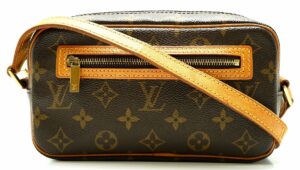 11611077 Louis Vuitton Amazon Monogram Canvas Crossbody Bag Brown