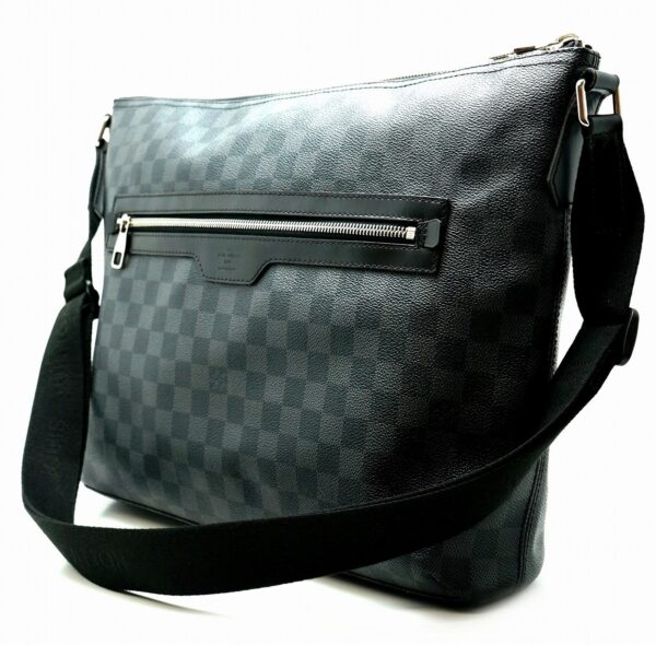 11611079 1 Louis Vuitton Mick MM Shoulder Bag Damier Graphite Black