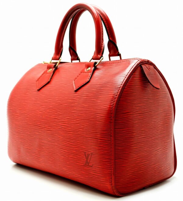 11611098 1 Louis Vuitton Speedy 25 Bag Epi Red