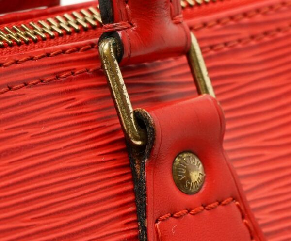 11611098 6 Louis Vuitton Speedy 25 Bag Epi Red