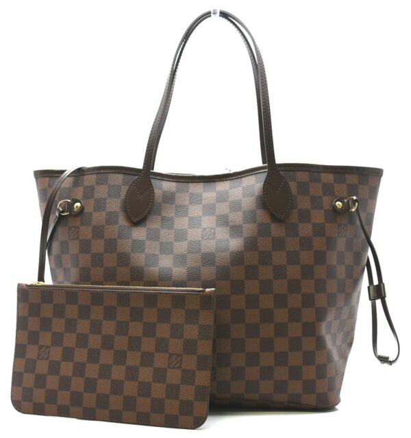 11611155 Louis Vuitton Neverfull MM Tote Bag Damier Brown