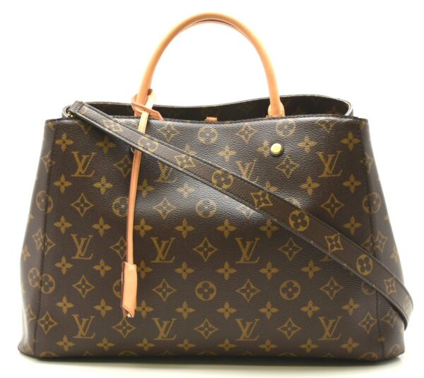 11611159 Louis Vuitton Montaigne GM 2WAY Tote Bag Monogram Brown