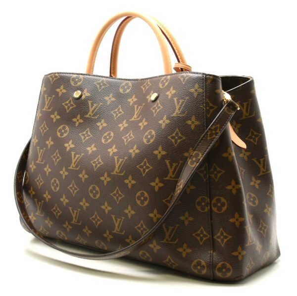 11611159 1 Louis Vuitton Montaigne GM 2WAY Tote Bag Monogram Brown