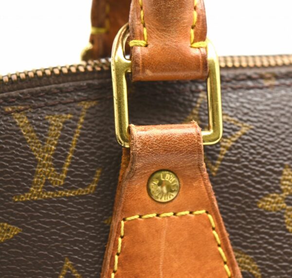 11611166 6 Louis Vuitton Alma Handbag Monogram Brown