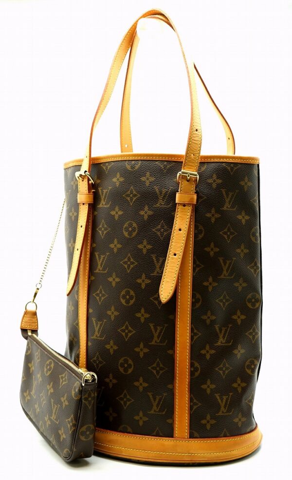 11611324 1 Louis Vuitton Bucket GM Tote Bag Monogram Brown