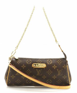 11611403 Fendi Logo Handbag 2WAY Shoulder Bag Checkered Pattern Coated Canvas Khaki Brown