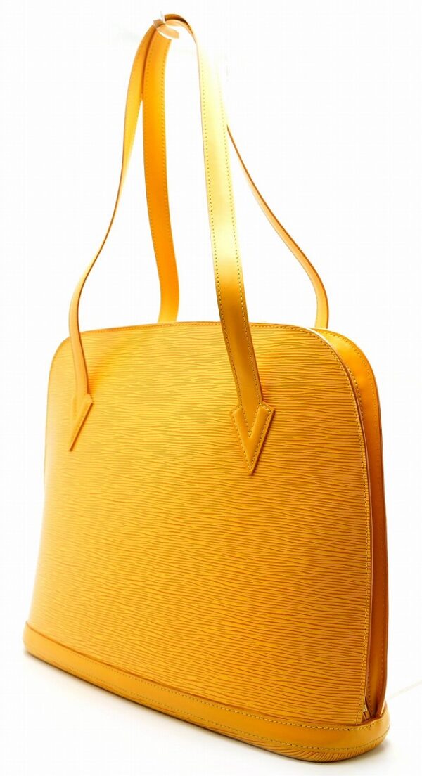 11611417 1 Louis Vuitton Rusac Shoulder Bag Epi Yellow