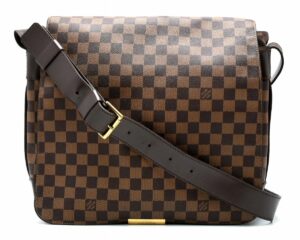 11611543 Louis Vuitton Damier Alma PM Hand Bag Ebene Brown Gold Metal