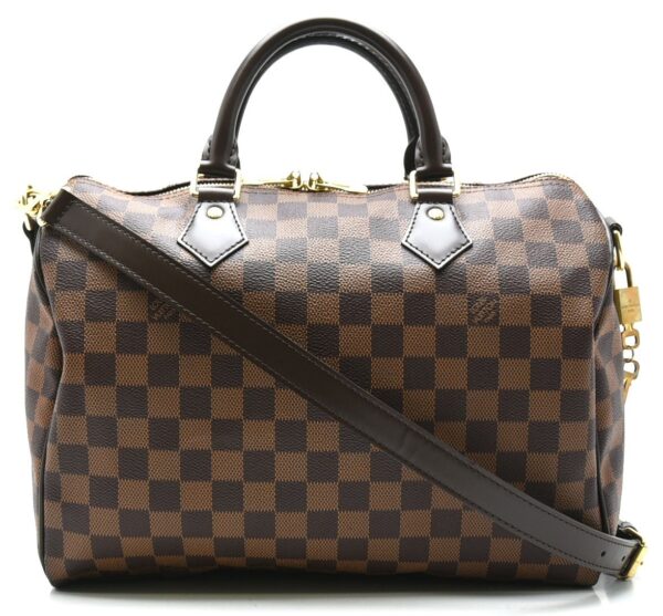 11611548 Louis Vuitton Speedy Bandouliere 30 Bag Damier Brown