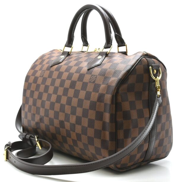 11611548 1 Louis Vuitton Speedy Bandouliere 30 Bag Damier Brown