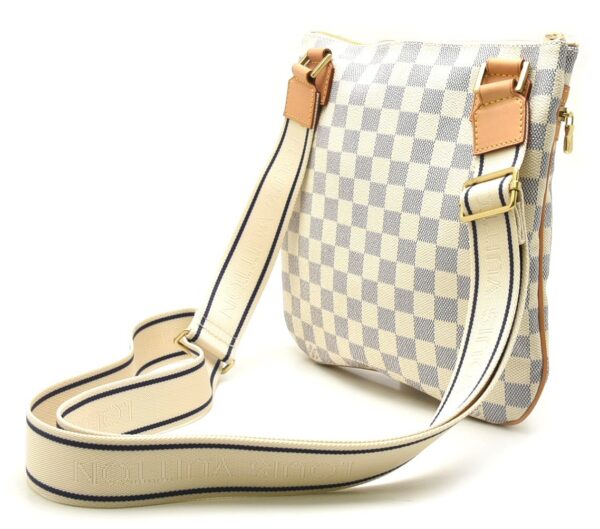 11611568 1 Louis Vuitton Pochette Bosfall Shoulder Bag Damier Azur White