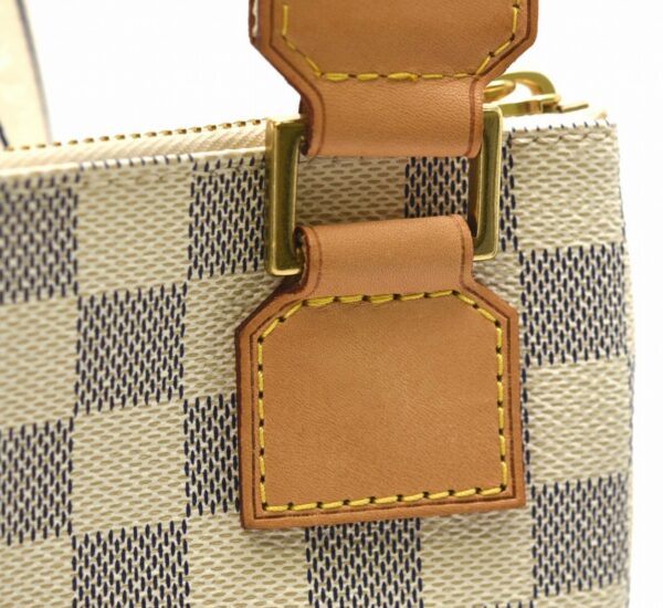 11611568 6 Louis Vuitton Pochette Bosfall Shoulder Bag Damier Azur White