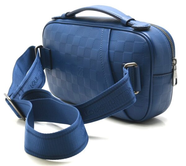 11611575 1 Louis Vuitton Umbrella 2WAY Body Bag Damier Infini Blue