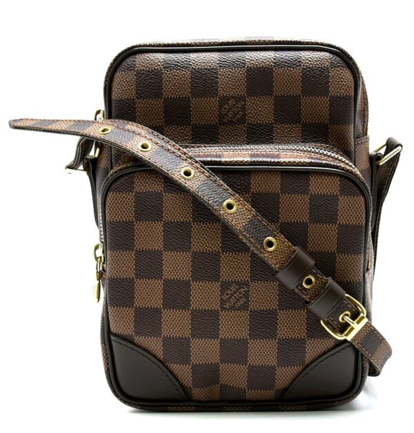 11611598 Louis Vuitton Amazon Shoulder Bag Damier Brown