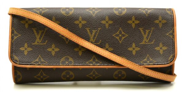 11620217 Louis Vuitton Pochette Twin GM Shoulder Bag Monogram Brown