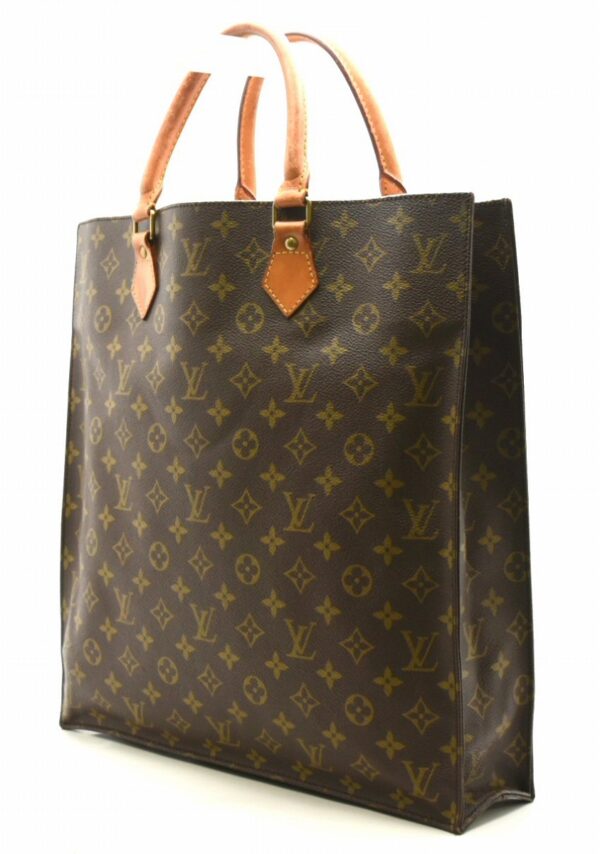 11620242 1 Louis Vuitton Sac Plat Tote Bag Monogram Brown