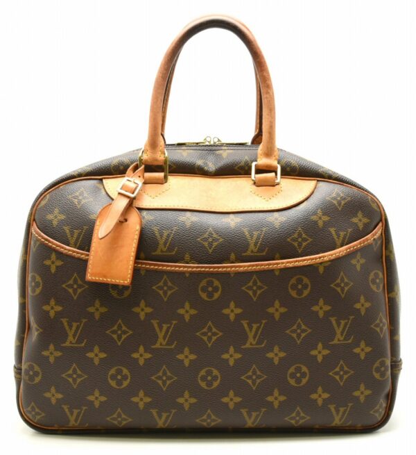 11620243 Louis Vuitton Bowling Vanity Deauville Handbag Monogram Brown