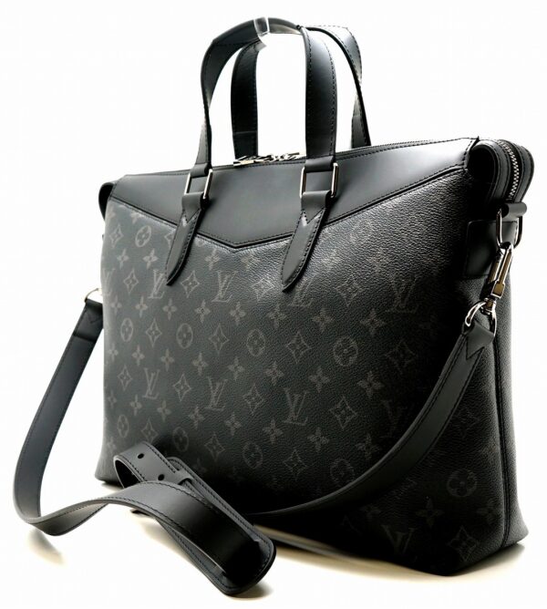 11620340 1 Louis Vuitton Explorer Briefcase Monogram Eclipse Black