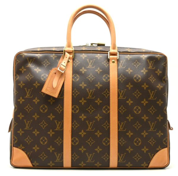 11620647 Louis Vuitton Porte de Cumin Voyage Briefcase Monogram Brown