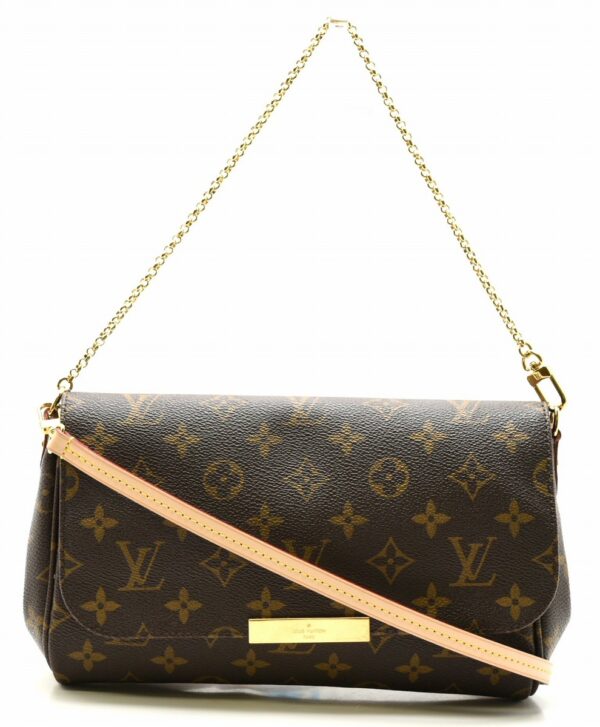 11620689 Louis Vuitton Favorite MM Shoulder Pouch Monogram Brown