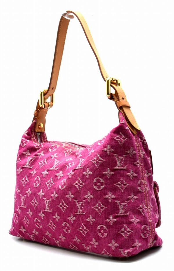 11620848 1 Louis Vuitton Baggy PM Shoulder Bag Denim Pink