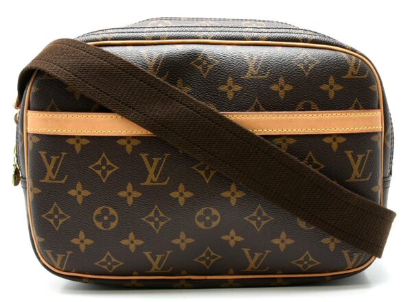 11620858 Louis Vuitton Reporter PM Shoulder Bag Monogram Brown