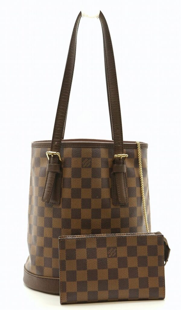 11620870 Louis Vuitton Marais Mini Tote Bag Damier Brown